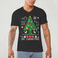 Oh Chemistree Scientist Chemical Christmas Xmas Teacher Men's V-Neck T-Shirt, novelty gifts, funny gifts