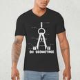 Oh Geometree Math Teacher Geometry Christmas Tree For Men Women Kids Men's V-Neck T-Shirt, novelty gifts, funny gifts
