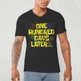 One Hundred Days Later 100th Day Of School Teacher Student Men's V-Neck T-Shirt, novelty gifts, funny gifts One Hundred Days Later 100th Day Of School Teacher Student Men's V-Neck T-Shirt, novelty gifts, funny gifts