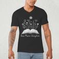 One-More Chapter Wildflower Reading Teacher Library Bookish Men's V-Neck T-Shirt, novelty gifts, funny gifts One-More Chapter Wildflower Reading Teacher Library Bookish Men's V-Neck T-Shirt, novelty gifts, funny gifts
