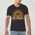One Thankful Science Teacher Rainbow Boho Fall Thanksgiving Men's V-Neck T-Shirt, novelty gifts, funny gifts One Thankful Science Teacher Rainbow Boho Fall Thanksgiving Men's V-Neck T-Shirt, novelty gifts, funny gifts