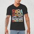 Paraeducator Paraprofessional SPED Teacher Men's V-Neck T-Shirt, novelty gifts, funny gifts