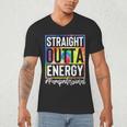 Paraprofessional Straight Outta Energy Teacher Life For Men Women Men's V-Neck T-Shirt, novelty gifts, funny gifts Paraprofessional Straight Outta Energy Teacher Life For Men Women Men's V-Neck T-Shirt, novelty gifts, funny gifts