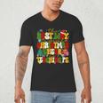 PE Teacher Christmas Holiday Men's V-Neck T-Shirt, novelty gifts, funny gifts PE Teacher Christmas Holiday Men's V-Neck T-Shirt, novelty gifts, funny gifts