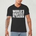 PE Teacher Men's V-Neck T-Shirt, novelty gifts, funny gifts