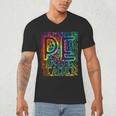 PE Teacher Phys Ed Tie Dye Physical Education Appreciation Men's V-Neck T-Shirt, novelty gifts, funny gifts PE Teacher Phys Ed Tie Dye Physical Education Appreciation Men's V-Neck T-Shirt, novelty gifts, funny gifts