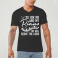 Piano Player Art For Men Women Pianist Piano Teacher Men's V-Neck T-Shirt, novelty gifts, funny gifts