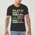Pilates Instructor Teacher Watercolor Pilates Don't Fart Men Women Kids Men's V-Neck T-Shirt, novelty gifts, funny gifts Pilates Instructor Teacher Watercolor Pilates Don't Fart Men Women Kids Men's V-Neck T-Shirt, novelty gifts, funny gifts