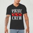 Pirate Crew Pirate Teacher Team Squad Talk Like A Pirate Day For Men Women Kids Men's V-Neck T-Shirt, novelty gifts, funny gifts