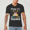Pirate Math Teacher Skull Pirate Halloween Costume Men's V-Neck T-Shirt, novelty gifts, funny gifts Pirate Math Teacher Skull Pirate Halloween Costume Men's V-Neck T-Shirt, novelty gifts, funny gifts
