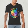 Play Is Learning Teacher Kindergarten For Men Women Kids Men's V-Neck T-Shirt, novelty gifts, funny gifts Play Is Learning Teacher Kindergarten For Men Women Kids Men's V-Neck T-Shirt, novelty gifts, funny gifts