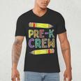 Pre-K Crew PreK Teachers Back To School Men's V-Neck T-Shirt, novelty gifts, funny gifts Pre-K Crew PreK Teachers Back To School Men's V-Neck T-Shirt, novelty gifts, funny gifts