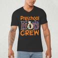 Preschool Boo Crew Preschool Halloween Teacher Men's V-Neck T-Shirt, novelty gifts, funny gifts
