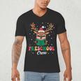 Preschool Crew Xmas Reindeer Teacher Student Christmas Men's V-Neck T-Shirt, novelty gifts, funny gifts Preschool Crew Xmas Reindeer Teacher Student Christmas Men's V-Neck T-Shirt, novelty gifts, funny gifts