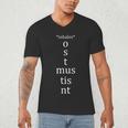 Present Active Conjugation Latin Teacher Latin Language Men's V-Neck T-Shirt, novelty gifts, funny gifts