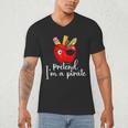 Pretend I'm A Pirate Teacher Apple Talk Like A Pirate Day Men Women Kids Men's V-Neck T-Shirt, novelty gifts, funny gifts Pretend I'm A Pirate Teacher Apple Talk Like A Pirate Day Men Women Kids Men's V-Neck T-Shirt, novelty gifts, funny gifts