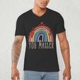 Pretty YOU MATTER Rainbow Positive Message Teachers Kids Men's V-Neck T-Shirt, novelty gifts, funny gifts Pretty YOU MATTER Rainbow Positive Message Teachers Kids Men's V-Neck T-Shirt, novelty gifts, funny gifts
