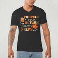 Pumpkin Spice Autumn Leaves IEPS Sped Teacher Fall Men's V-Neck T-Shirt, novelty gifts, funny gifts