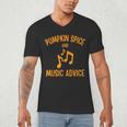 Pumpkin Spice And Music Advice Music Teacher Halloween Men's V-Neck T-Shirt, novelty gifts, funny gifts Pumpkin Spice And Music Advice Music Teacher Halloween Men's V-Neck T-Shirt, novelty gifts, funny gifts