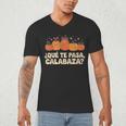 Que Pasa Calabaza Spanish Teacher Bilingual Pumpkin Women Men's V-Neck T-Shirt, novelty gifts, funny gifts