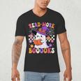 Read More Books Ghost Reading Book Teacher Halloween Men's V-Neck T-Shirt, novelty gifts, funny gifts Read More Books Ghost Reading Book Teacher Halloween Men's V-Neck T-Shirt, novelty gifts, funny gifts