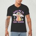 Take Me To Your Readers Alien Teacher Halloween Literacy Men's V-Neck T-Shirt, novelty gifts, funny gifts