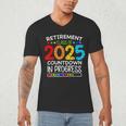 Retirement Class Of 2025 Teacher Countdown Loading Teacher Men's V-Neck T-Shirt, novelty gifts, funny gifts Retirement Class Of 2025 Teacher Countdown Loading Teacher Men's V-Neck T-Shirt, novelty gifts, funny gifts