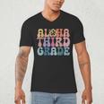 Retro Aloha Third Grade Teacher Summer Vacation Beach Hawaii Men's V-Neck T-Shirt, novelty gifts, funny gifts Retro Aloha Third Grade Teacher Summer Vacation Beach Hawaii Men's V-Neck T-Shirt, novelty gifts, funny gifts