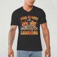 Retro Fall In Love With Learning Autumn Pumpkin Teachers Men's V-Neck T-Shirt, novelty gifts, funny gifts Retro Fall In Love With Learning Autumn Pumpkin Teachers Men's V-Neck T-Shirt, novelty gifts, funny gifts