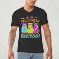 Retro Are You Falloween Direction Teacher Spooky Halloween Men's V-Neck T-Shirt, novelty gifts, funny gifts