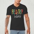 Retro Field Trip Vibes Vintage Field Trip Vibes Teacher Kids Men's V-Neck T-Shirt, novelty gifts, funny gifts Retro Field Trip Vibes Vintage Field Trip Vibes Teacher Kids Men's V-Neck T-Shirt, novelty gifts, funny gifts