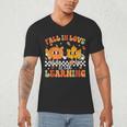 Retro Pumpkin Fall In Love With Learning Autumn Teacher Men's V-Neck T-Shirt, novelty gifts, funny gifts Retro Pumpkin Fall In Love With Learning Autumn Teacher Men's V-Neck T-Shirt, novelty gifts, funny gifts