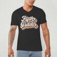 Retro Sunset Fifth Grade Teacher & Student Back To School Men's V-Neck T-Shirt, novelty gifts, funny gifts