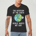 Rotation Of The Earth Makes My Day Science Teacher Earth Day Men's V-Neck T-Shirt, novelty gifts, funny gifts Rotation Of The Earth Makes My Day Science Teacher Earth Day Men's V-Neck T-Shirt, novelty gifts, funny gifts