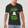 Scary Ballet Teacher Costume Halloween Lazy Easy Men's V-Neck T-Shirt, novelty gifts, funny gifts Scary Ballet Teacher Costume Halloween Lazy Easy Men's V-Neck T-Shirt, novelty gifts, funny gifts