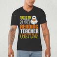 This Is My Scary Reading Teacher Costume Halloween School Men's V-Neck T-Shirt, novelty gifts, funny gifts This Is My Scary Reading Teacher Costume Halloween School Men's V-Neck T-Shirt, novelty gifts, funny gifts