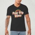 School Bus Trip Vibes Students Teachers Students Field Trip For Men Women Kids Men's V-Neck T-Shirt, novelty gifts, funny gifts