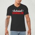 School Counselor Teacher Guidance Counseling For Men Women Kids Men's V-Neck T-Shirt, novelty gifts, funny gifts