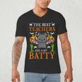 School Teacher A Bit Batty Teaching Bat Halloween Costume Men's V-Neck T-Shirt, novelty gifts, funny gifts School Teacher A Bit Batty Teaching Bat Halloween Costume Men's V-Neck T-Shirt, novelty gifts, funny gifts