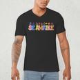 Se Amable Be Kind In Spanish Groovy Teacher Flowers Men's V-Neck T-Shirt, novelty gifts, funny gifts Se Amable Be Kind In Spanish Groovy Teacher Flowers Men's V-Neck T-Shirt, novelty gifts, funny gifts