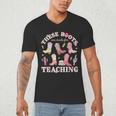 These Boots Are Made For Teaching Western Cowgirl Teacher Men's V-Neck T-Shirt, novelty gifts, funny gifts These Boots Are Made For Teaching Western Cowgirl Teacher Men's V-Neck T-Shirt, novelty gifts, funny gifts