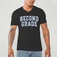 Second Grade Floral Blue Back To School 2nd Grade Teacher Men's V-Neck T-Shirt, novelty gifts, funny gifts Second Grade Floral Blue Back To School 2nd Grade Teacher Men's V-Neck T-Shirt, novelty gifts, funny gifts