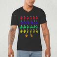Sign Language Alphabet For ASL Interpreter Deaf Teacher Stud For Men Women Girls Kids Men's V-Neck T-Shirt, novelty gifts, funny gifts