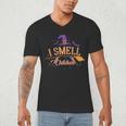 I Smell Children Wicked Cute Kindergarten Teacher Halloween Men's V-Neck T-Shirt, novelty gifts, funny gifts