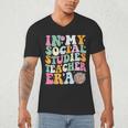 In My Social Studies Teacher Era Cute Social Studies Teacher Men's V-Neck T-Shirt, novelty gifts, funny gifts In My Social Studies Teacher Era Cute Social Studies Teacher Men's V-Neck T-Shirt, novelty gifts, funny gifts
