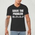 Solve The Problem 67 Teacher Men's V-Neck T-Shirt, novelty gifts, funny gifts Solve The Problem 67 Teacher Men's V-Neck T-Shirt, novelty gifts, funny gifts