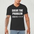 Solve The Problem Math Teacher Joke 67 Six Seven Meme Men's V-Neck T-Shirt, novelty gifts, funny gifts