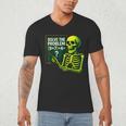 Solve The Problem Skeleton Teacher Halloween Math Six Seven Men's V-Neck T-Shirt, novelty gifts, funny gifts Solve The Problem Skeleton Teacher Halloween Math Six Seven Men's V-Neck T-Shirt, novelty gifts, funny gifts