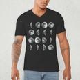 Space Science Student Teacher Leonard Moon Phases Men Women Kids Men's V-Neck T-Shirt, novelty gifts, funny gifts