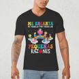 Spanish Teacher Bilingual Teacher Maestra Maestras Men's V-Neck T-Shirt, novelty gifts, funny gifts